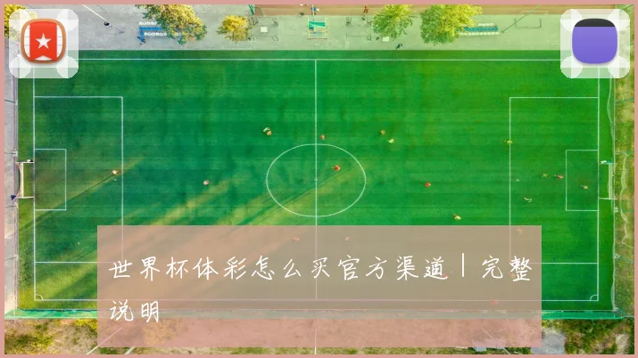 世界杯体彩怎么买官方渠道｜完整说明